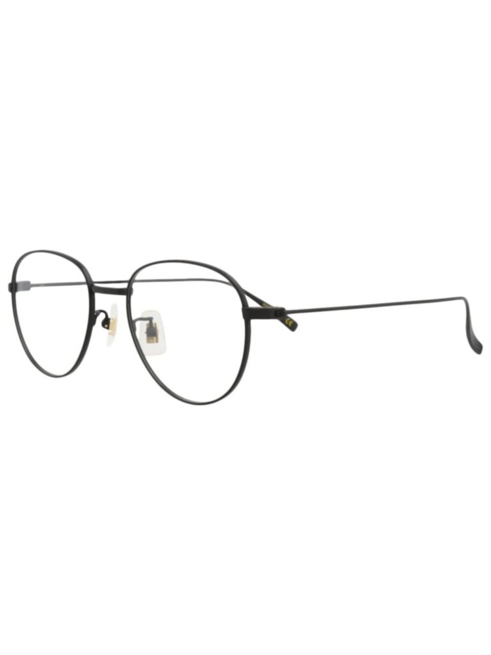 New Dunhill Women's Eyeglasses Round Oval Titanium Frame Mens Black Black